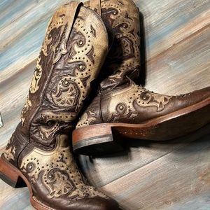 Lucchese Women’s Brown Cowboy Boots